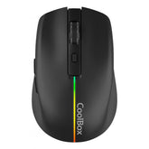 Raton Wireless Coolbox W01 Rgb Gaming Negro Pn: Coo-mou-w01-b Ean: 8436624420030